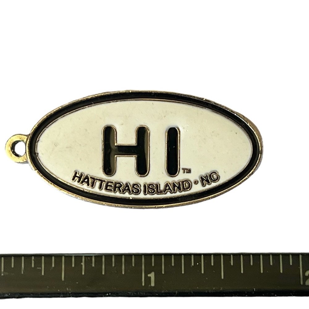 Hatteras Island NC Oval Pendant Vintage
